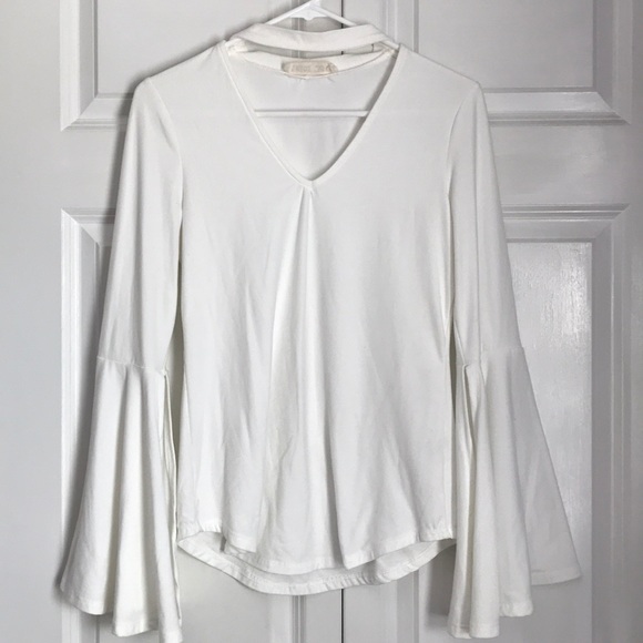 Tops - 3/$20 White Belle Long Sleeve